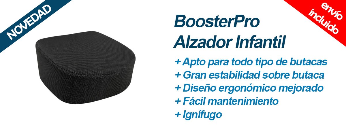 Alzadores infantiles para butacas BoosterPro